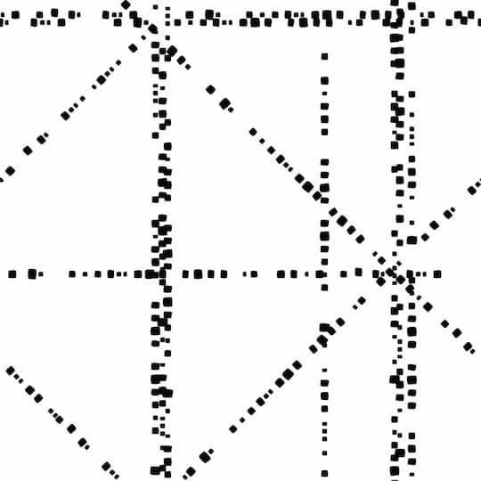 RoomMates Black Diamond Grid Specks Peel & Stick Wallpaper